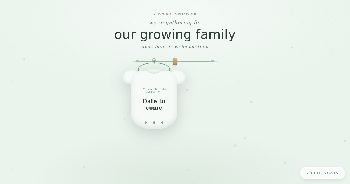 Baby Shower Invitation card template