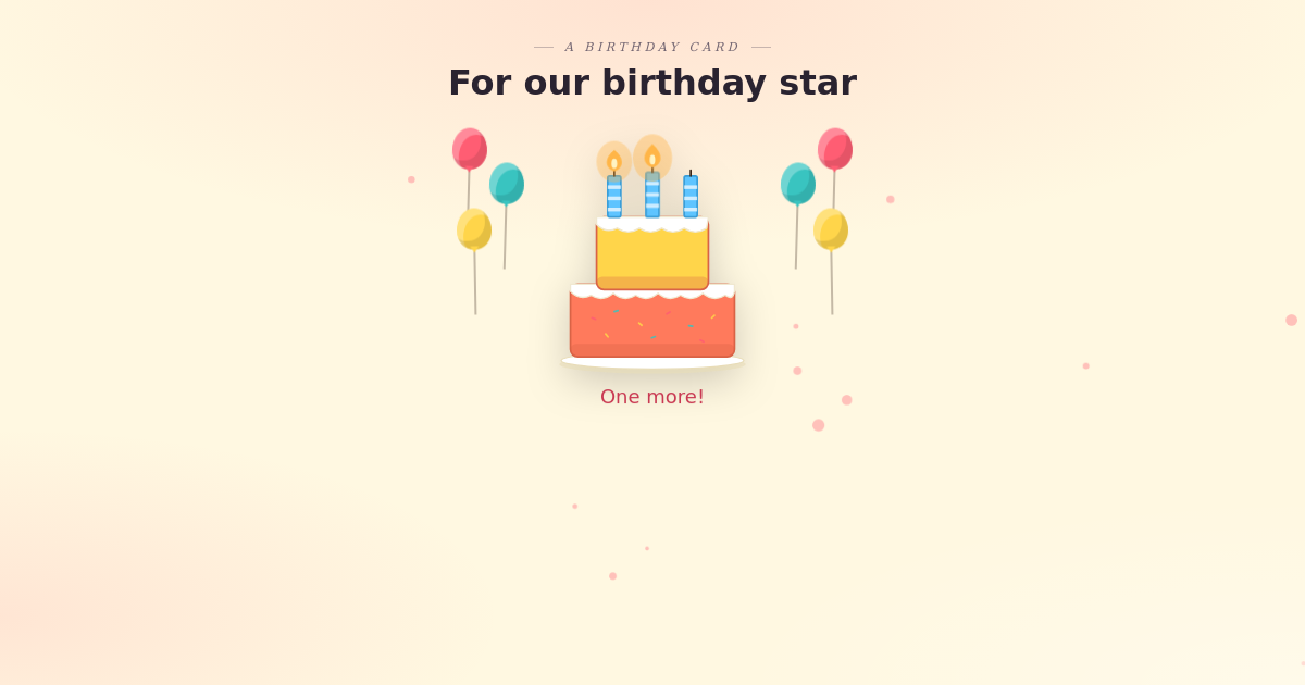 Kids Cake (Birthday) card template