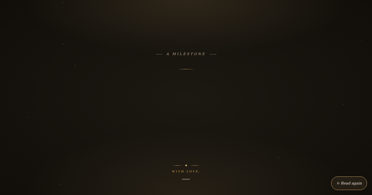 Milestone (Decade Birthday)