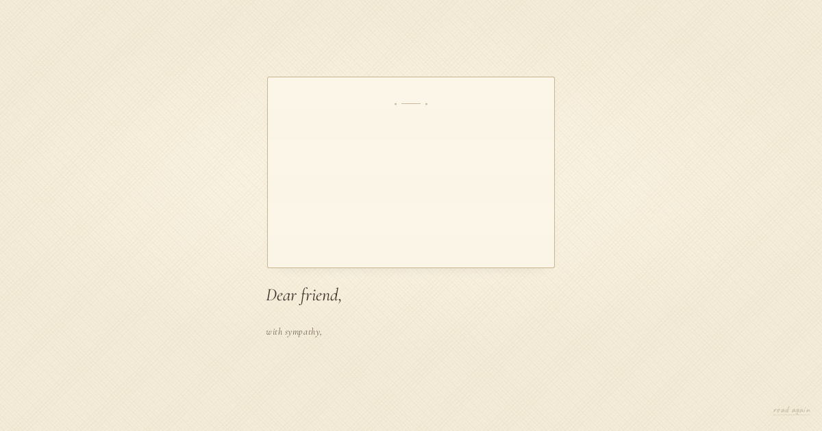 Condolence Card card template