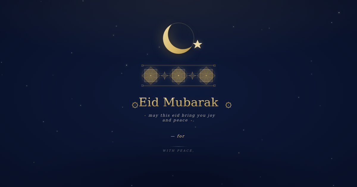 Eid card template