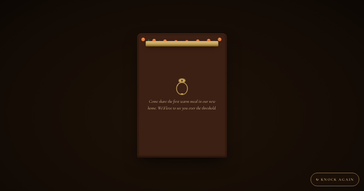 Housewarming / We Moved card template